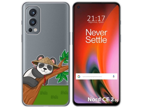 Carcasa OnePlus Nord 2 5G TUMUNDOSMARTPHONE Dibujos Transparente Multicolor