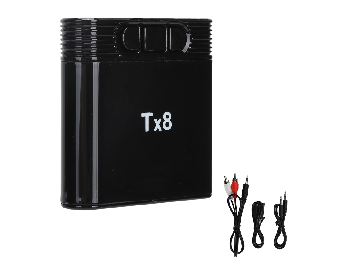 Adaptador Bluetooth 5.0 Transmissor Receptor 2 Em 1 Com Clip Posterior Para Áudio Sem Fio