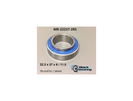 Rodamiento con anillo interior alargado Black Bearing 22,2 x 37 x 8 / 11,5 mm