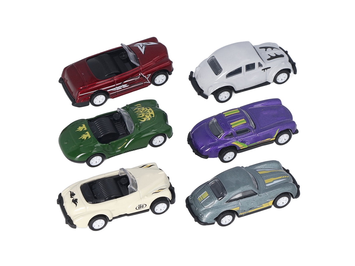 Juego De Coches De Carreras Para Niños De 6 Piezas
