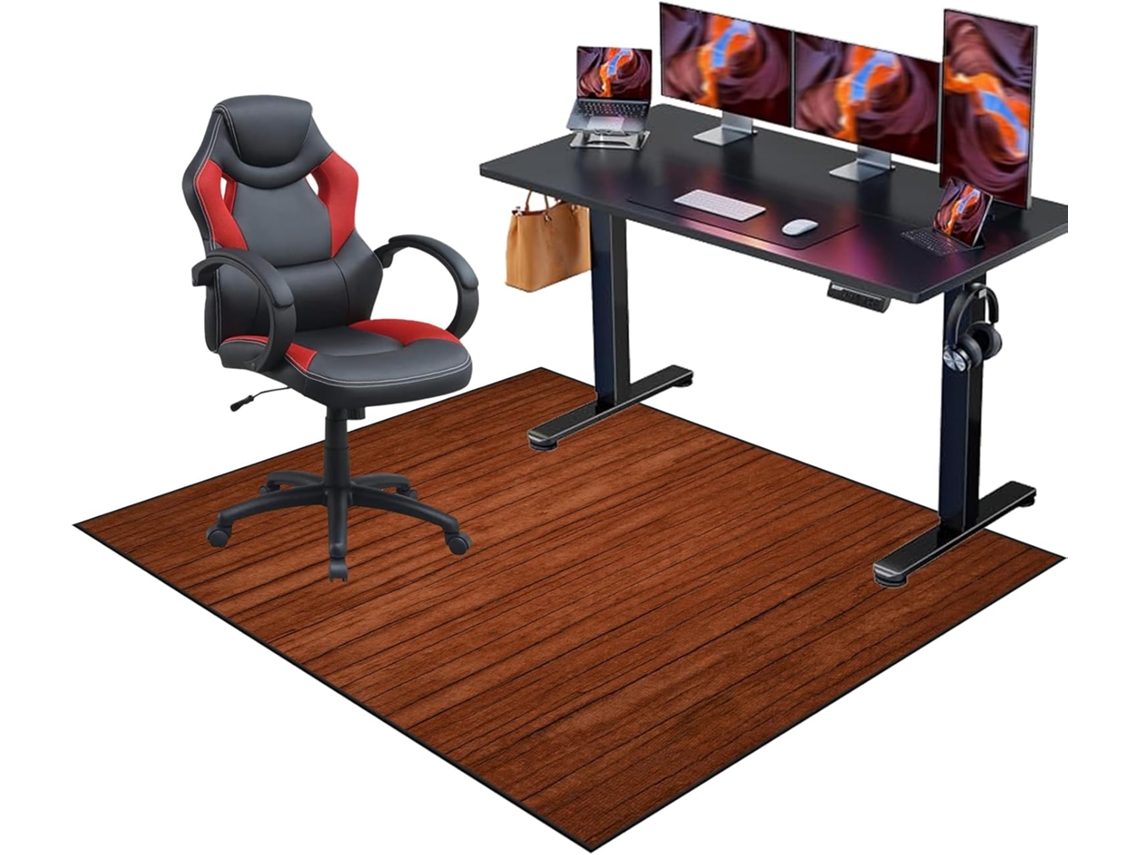 Alfombrilla Silla Duros Antideslizante Gaming Suelo Oficina Protectora Suelos Protector Debajo, 90 X 120 Cm