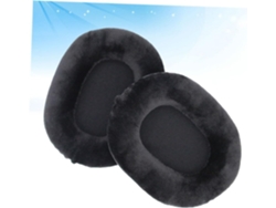 Almohadillas De Terciopelo Negro Para Auriculares M50x, M40x Y M30.