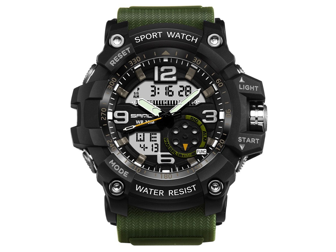 Reloj Zhoulianfa De Cuarzo Con Correa De Nailon, Azul, Escala Analógica, Esfera Estándar, Para Hombre (gris)