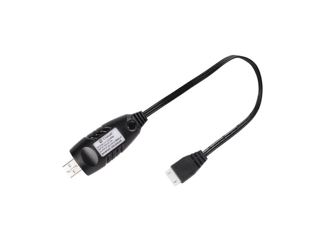 Cargador De Batería Usb Para Baterías Rc De 11,1 V Li-ion Y Li-po Con Enchufe De 4 Pines