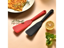 Espátula De Silicona Apta Para Uso Alimentario, Resistente Al Calor Hasta 230 ℃, Antiadherente Y Duradera.