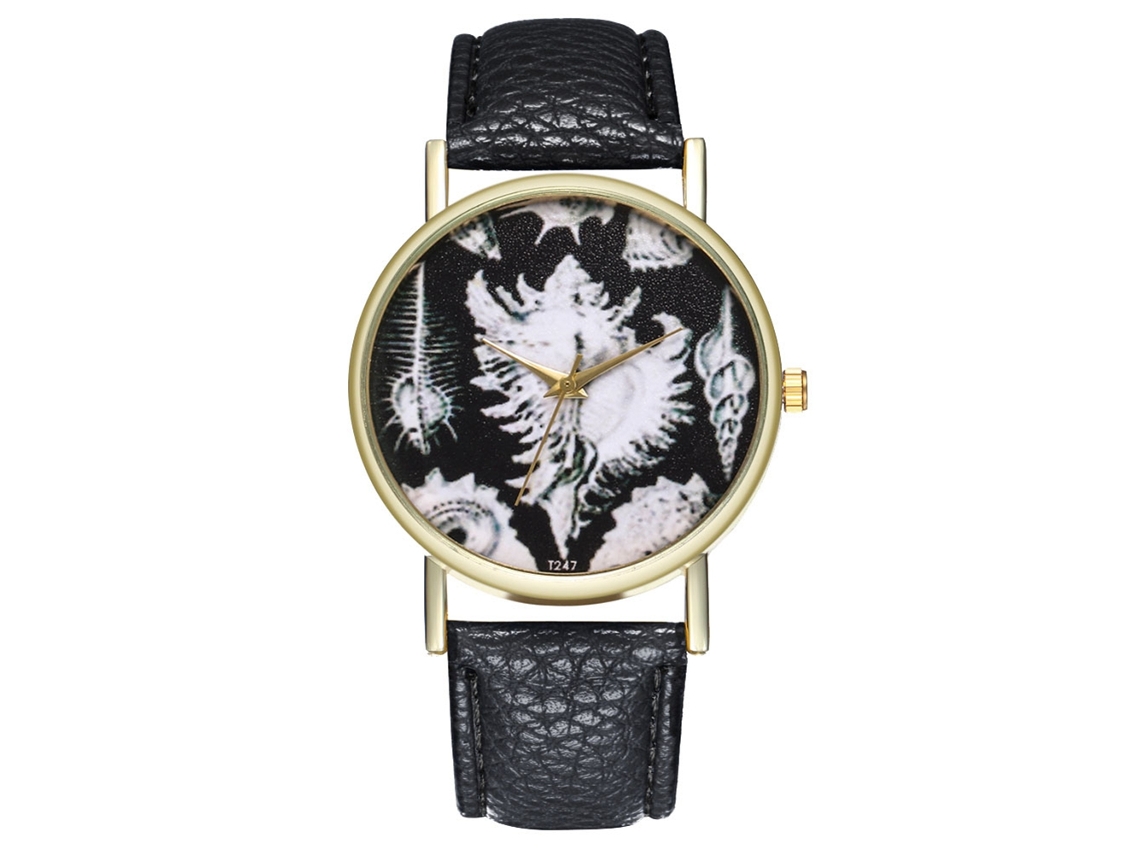Reloj Analógico De Cuarzo Para Hombre Con Correa De Pu Zhoulianfa T247-a Negro