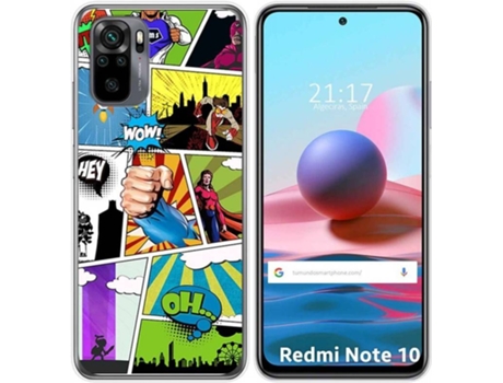 Carcasa Xiaomi Redmi Note 10 / 10S TUMUNDOSMARTPHONE Comic Multicolor