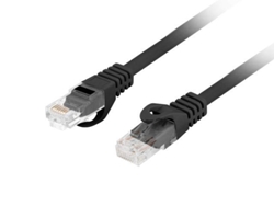 Cable De Red Ethernet Lanberg Pcu6-10cu-1500-bk Cat.6 Utp 15 M Lszh Negro