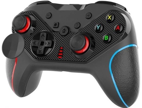 Mando Nintendo Switch Pro ALIN449-3 Rojo (Inalámbrico)
