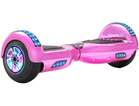 Hoverboard E-RIDES 6.5TL-C 18 Rosa (Autonomía: 1 h | Velocidad Máx: 12 km/h)