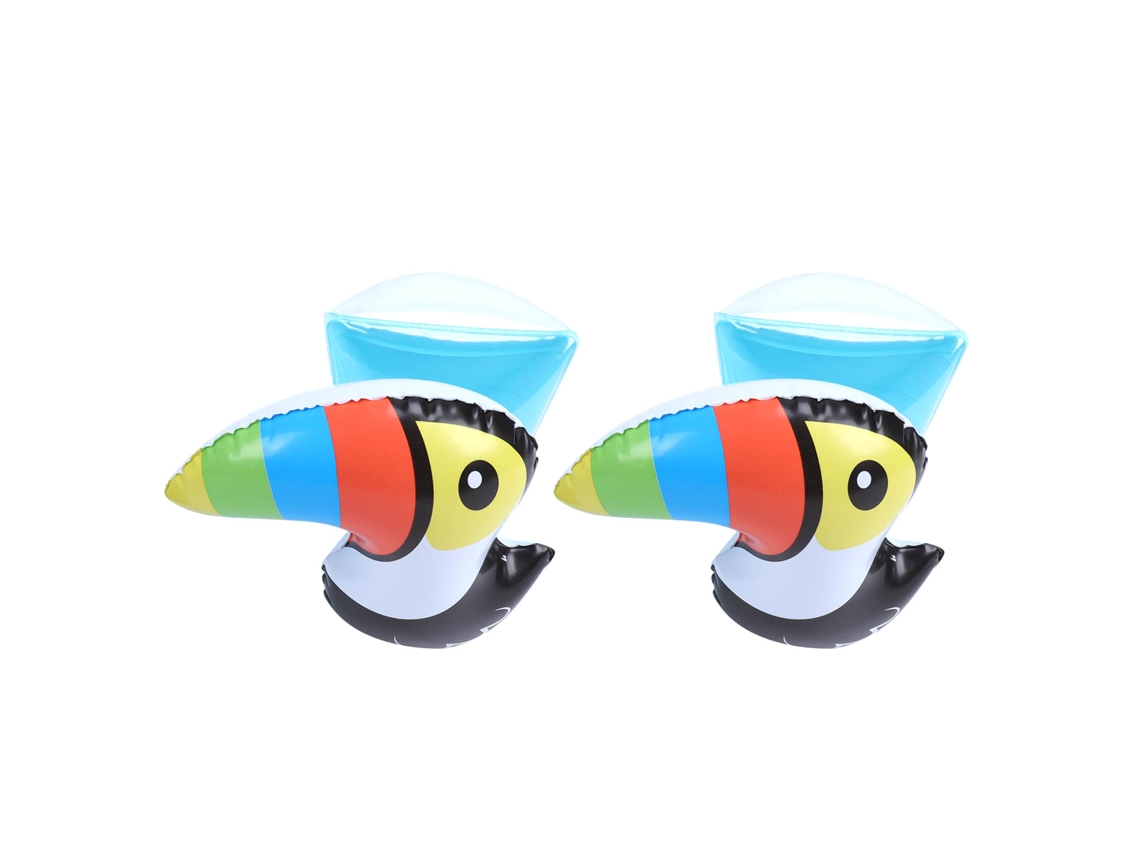 Brazalete inflable de tucán para nadadores principiantes de 3 a 6 años