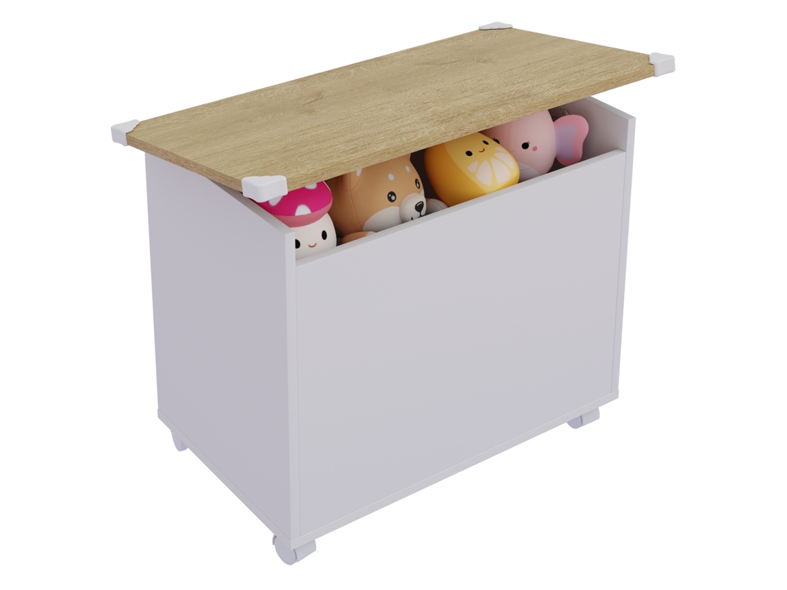 Baúl de madera con asiento Bosula Baúl M Vcm