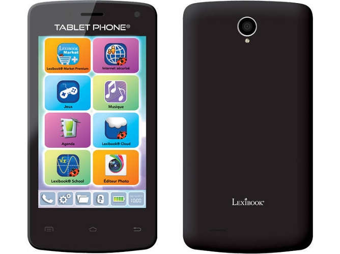 Smartphone LEXIBOOK MFS100FR (4'' - 512 MB - 4 GB - Negro)