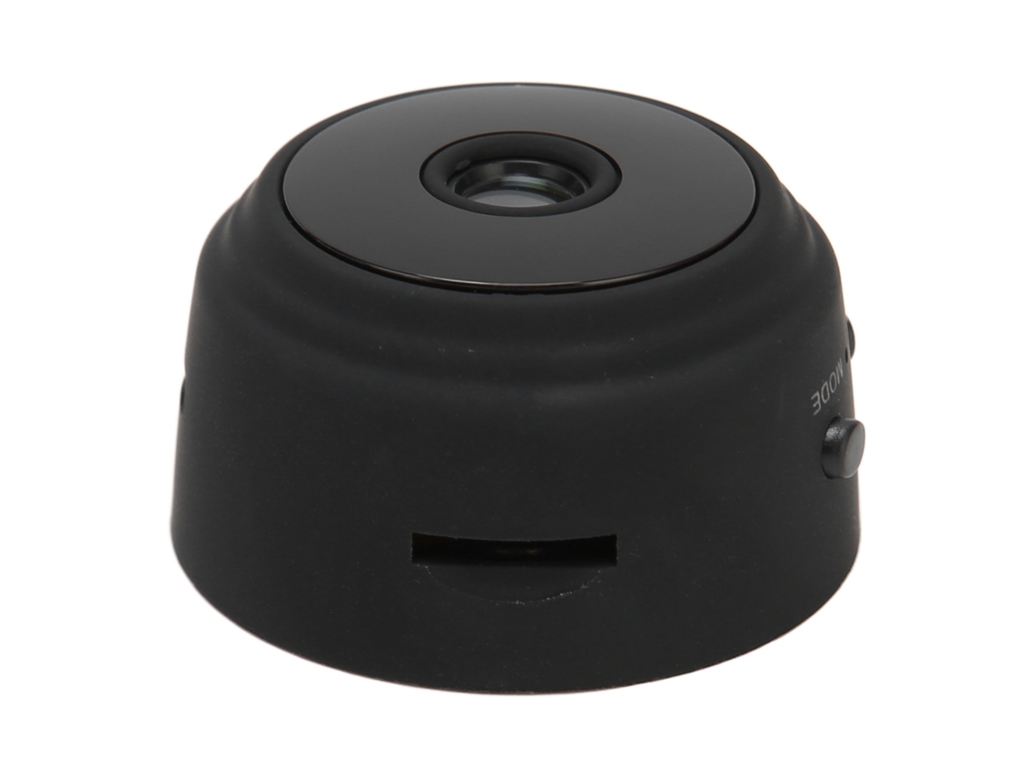 Cámara De Vigilancia 1080p Con Lente Gran Angular De 150°, Visión Nocturna, Detección De Movimiento, Grabación En Bucle, Control Por Aplicación Para