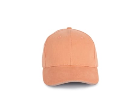 Gorra de 6 paneles de algodón orgánico con panel sándwich en contraste K-up