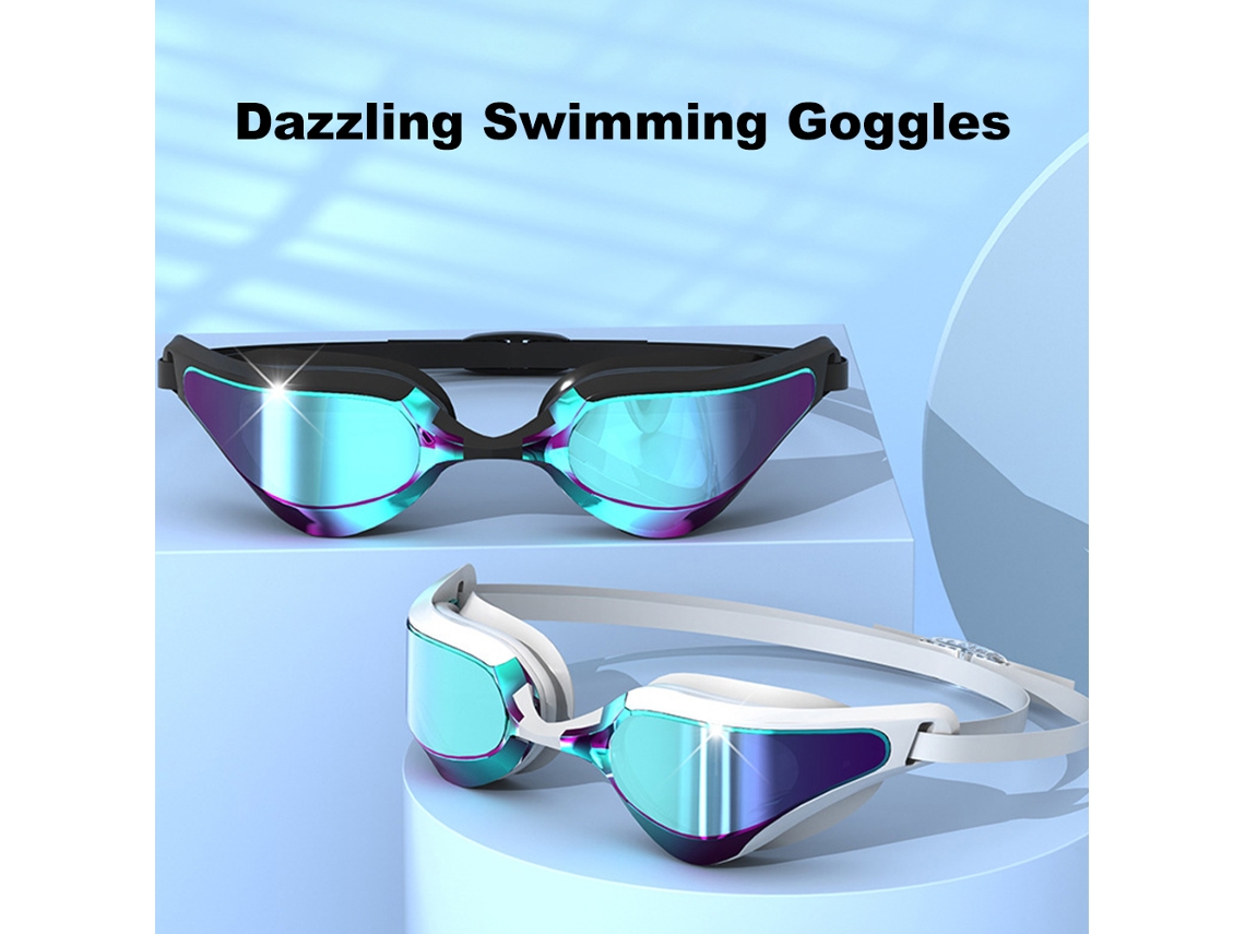 Gafas De Natación Para Adultos - Anillo De Silicona 3d, Antifugas, Lente Gran Angular, Protección Uv, Antihumo, Ajuste Facial