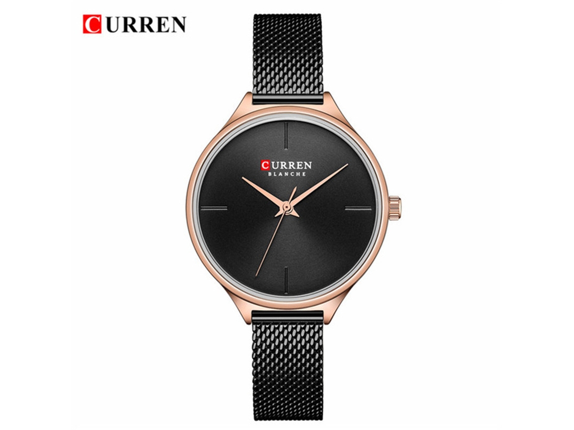 Reloj De Cuarzo Informal Para Mujer Con Correa De Malla Milanesa De Acero Inoxidable.