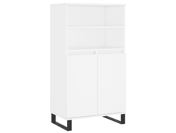 Maison Exclusive - Aparador Alto Madera Contrachapada Blanco 60x36x110 Cm