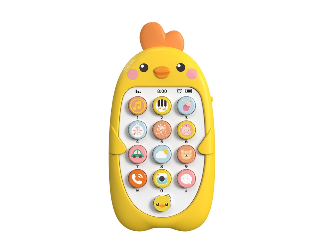 Juguete Teléfono Celular Para Bebés Juguetes Imitación Teléfonos Musicales Educativos Regalos De Cumpleaños