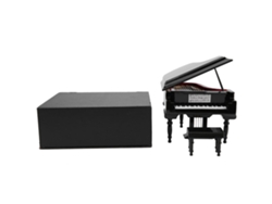 Modelo de piano musical de madera en miniatura decorativo