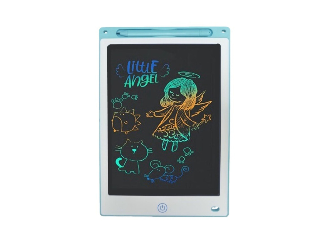 Rebe-tableta Lcd Para Crianças, Tableta Eletrônica De Desenho Portátil, Quadro De Doodle, Brinquedo Educativo, Cor Azul Claro
