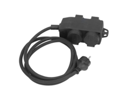 2026velora-cable De Extensión 16a Exterior 4 Tomacorrientes Ip44 3680w Protección Pc