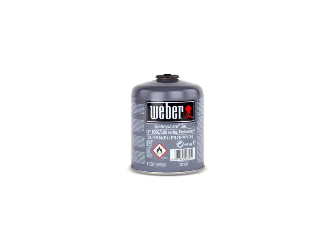 Weber Botella de Gas Weber Pequeña 445 Gr. Butano/Propano