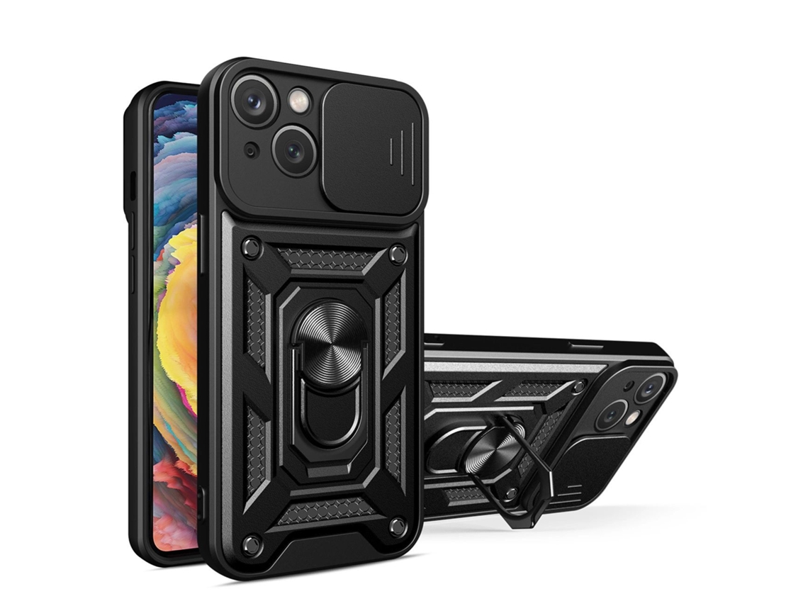 Funda Carcasa Blindada Cubierta para Huawei Huawei Nova Y90 Piel Sintética Negro