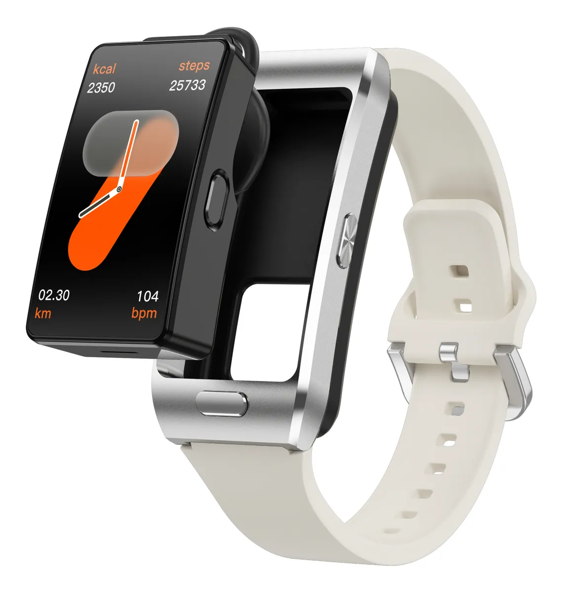 Reloj inteligente Z15 Max 157 blanco con voz y sensor inteligente Vayotoy