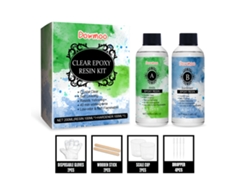 Kit de resina epoxi transparente para bricolaje