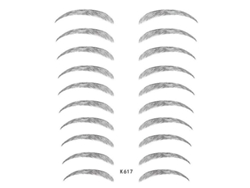 Adhesivo Desechable Para Cejas Biónicas, Cejas De Simulación, Adhesivo Único, Resistente Al Agua, Fibra Artificial.