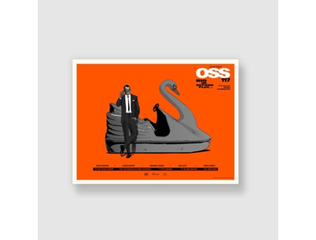 Póster KUBBICK Oss 117 Rio Ne Répond Plus