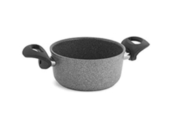 BALLARINI Sartén Savic Cortina Granitium Eco con 2 asas 16 cm antiadherente gris
