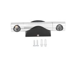 Aplique De Pared Led Giratorio 2w Y 500lm Con Luz Cálida, Aluminio, Ideal Para Dormitorios, Centros