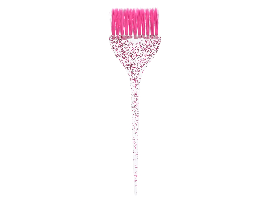 Brocha Para Teñir El Cabello Con Mango Brillante, Accesorios De Peluquería Rosas