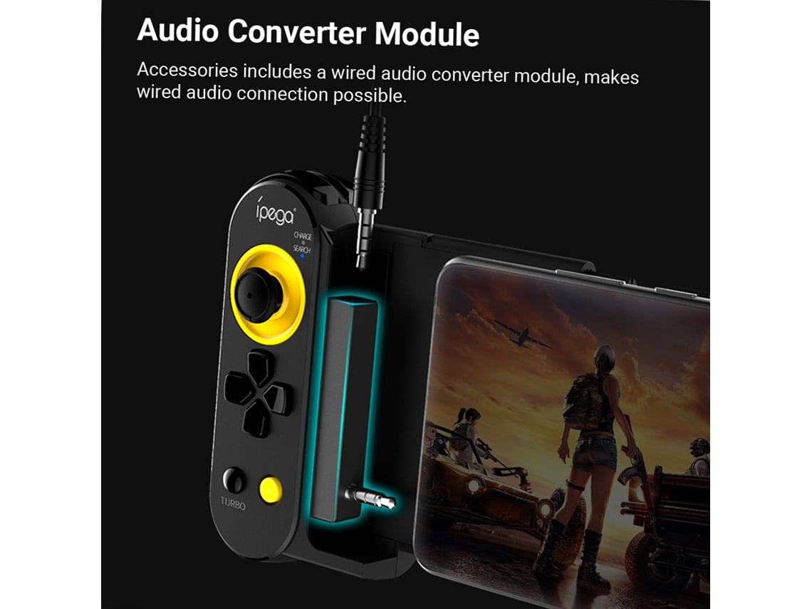 Controlador Inalámbrico Ipega Dual Thorn Gamepad Pg-9167 Para Juegos De Android, Ios Y Tv