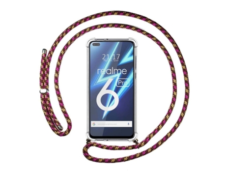 Carcasa Realme 6 Pro TUMUNDOSMARTPHONE Colgante Rosa