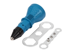 Adaptador profesional para remachar tuercas y remaches para taladro inalámbrico (sin marca)