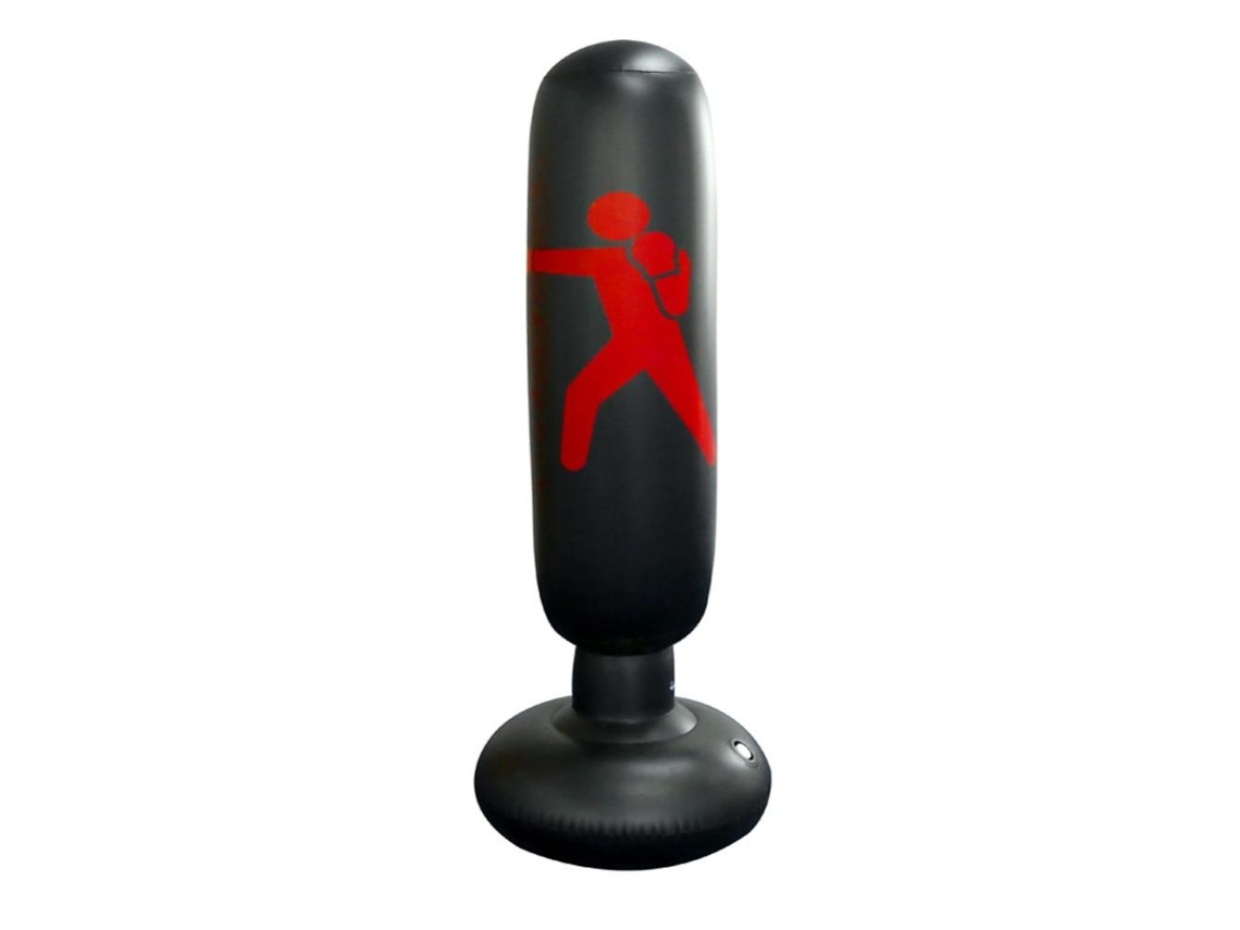 Saco De Água Base De Água Punchando A Academia Em Casa 1,6M Preto Inflável Em Pé De Boxe 