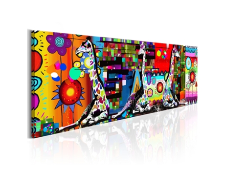 Cuadro ARTGEIST Colourful Savannah (150x50)