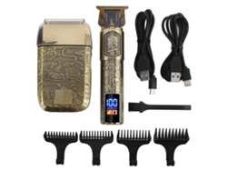 Cortadora De Cabello Y Barba Para Hombres Profesional Con Pantalla Lcd, Kit De Afeitado Eléctrico De Foil
