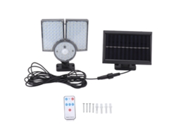 Rebe-luz Solar Exterior Flexible Ip65 Con Sensor De Movimiento Led Y Control Remoto