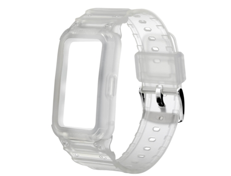 Correa para Huawei Band 7, 6 Pro, 6 y Honor Band 6 Silicona Bumper Blanco AVIZAR