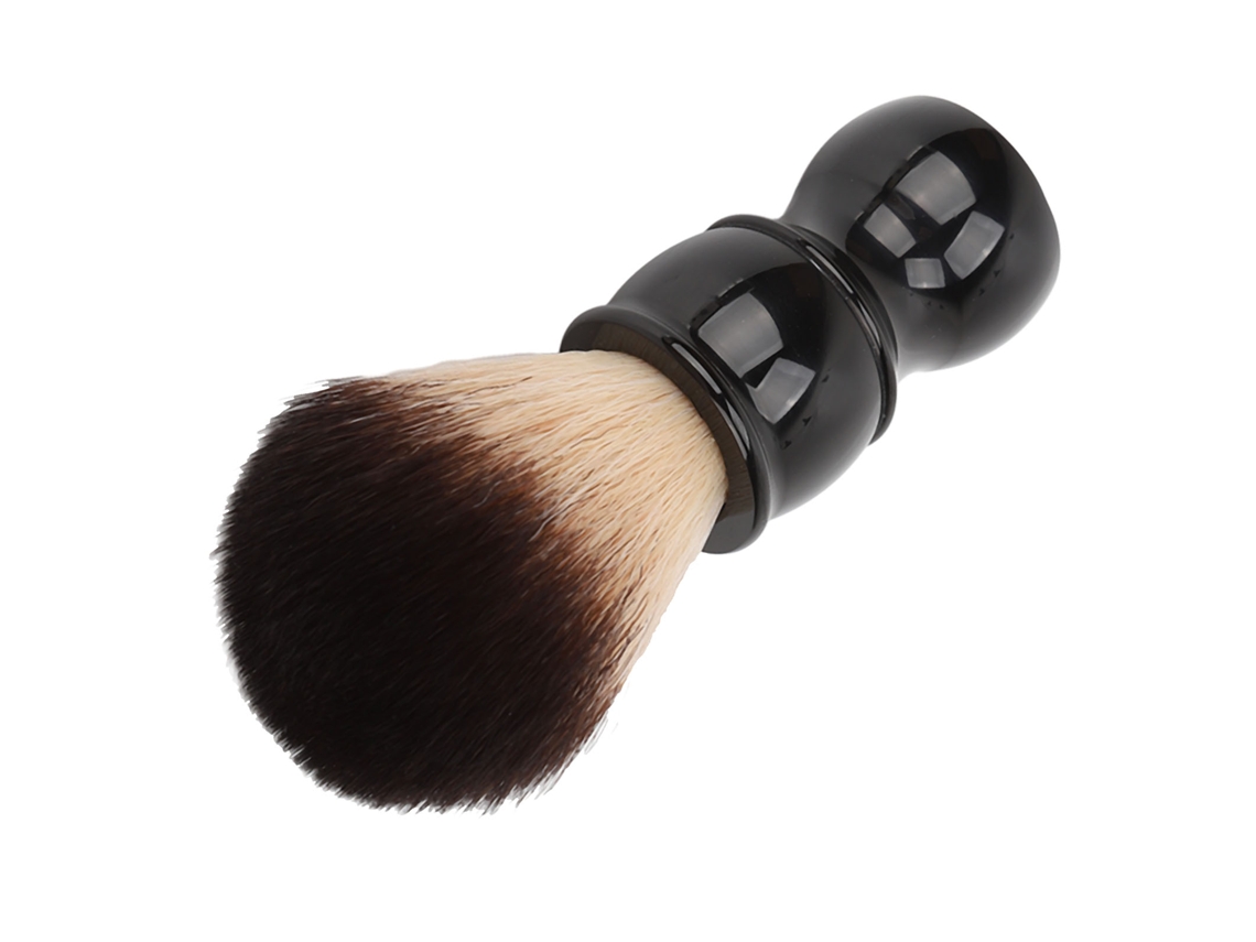 Pincel De Afeitar Portátil Para Hombre Con Mango De Resina Ergonómico, Pelo Suave De Nylon, Ideal Para Viajes Y Hogar