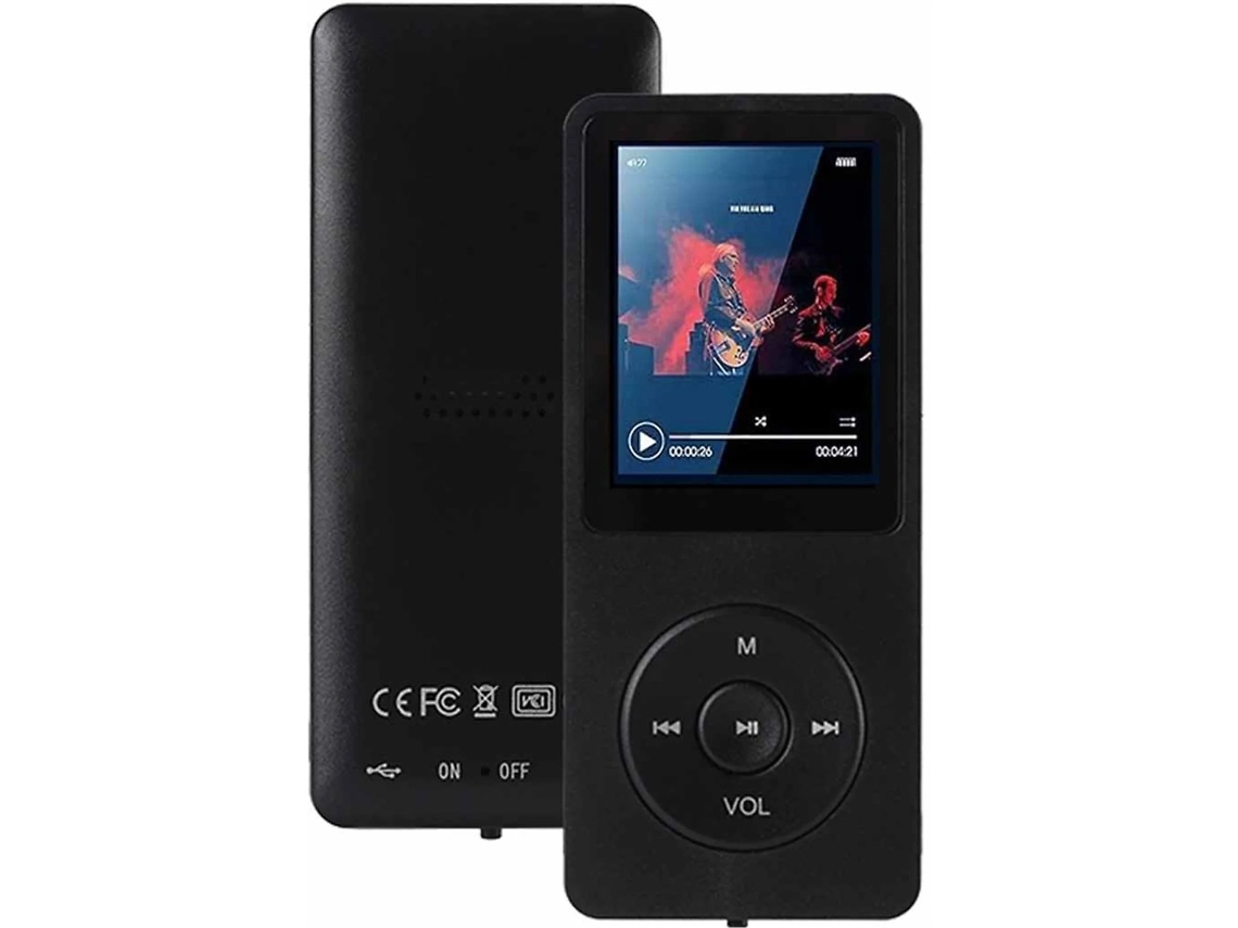 Reproductor de música MP3 Bluetooth, reproductor MP4, con altavoz y grabación, versión de exportación, 32 GB, para estudiantes, negro