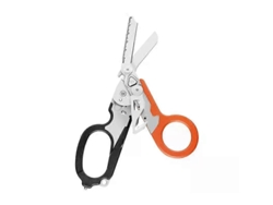 Tijeras multifuncionales Leatherman Raptors, tijeras tácticas plegables para primeros auxilios, herramienta de supervivencia para actividades al aire libre.