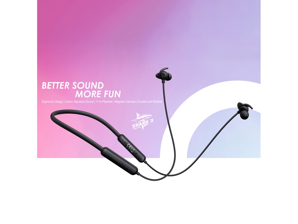 Auriculares Inalámbricos Intrauditivos Oraimo Oeb-e49d Shark 3 Sport Bt5.0 Para Deportes Y Videojuegos.