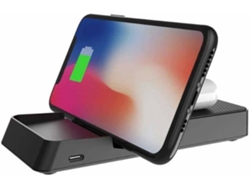 Estación de Carga Sem Smartphone Usb Tipo Carregamento YIZHOOD Negro