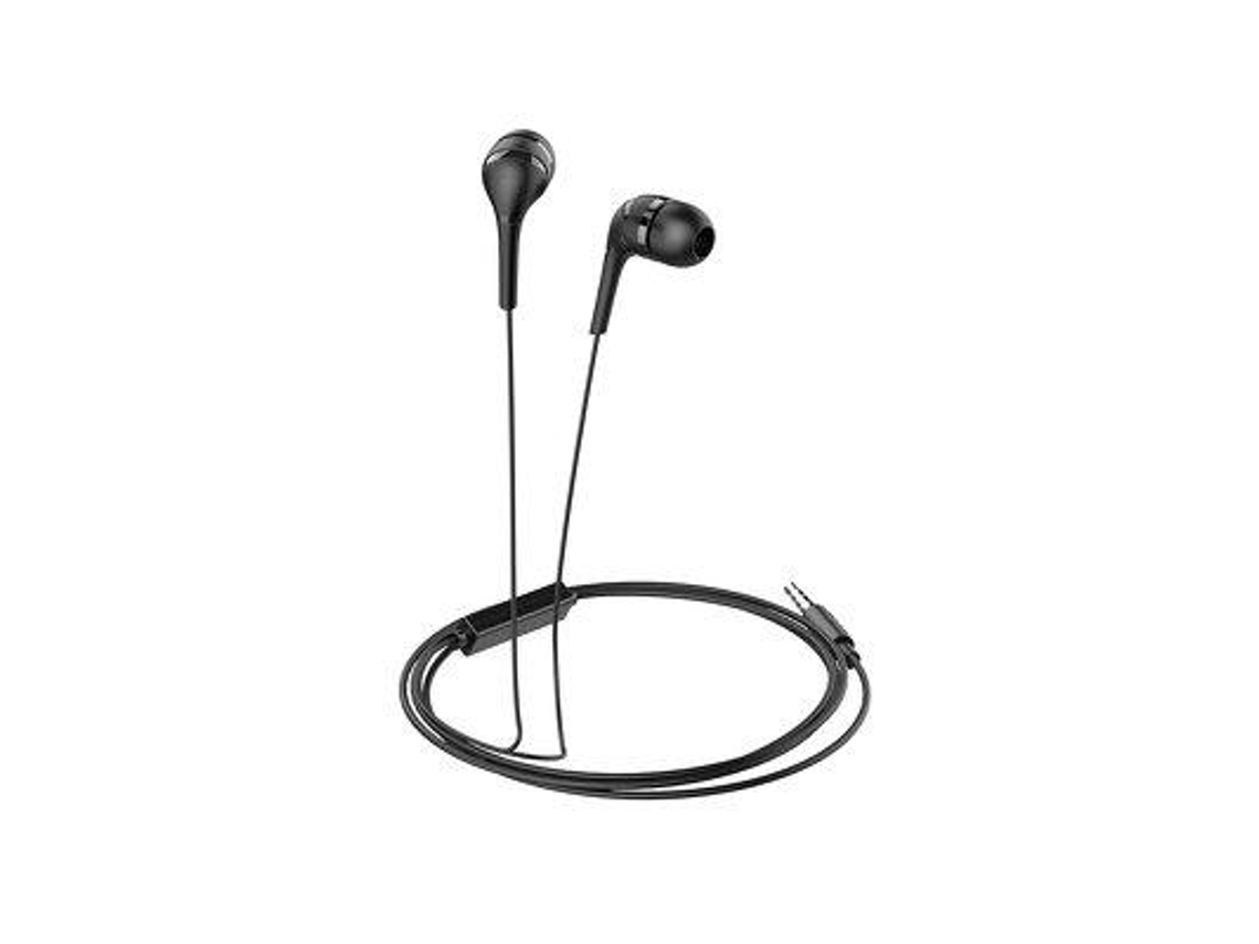Altavoz/Auriculares Hoco Drumbeat Universal Mic M40 Negro