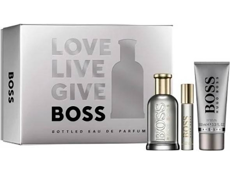 Cofre HUGO BOSS Boss Bottled Edp 100 ml + Gel de Ducha 100 ml + Edt 10 ml
